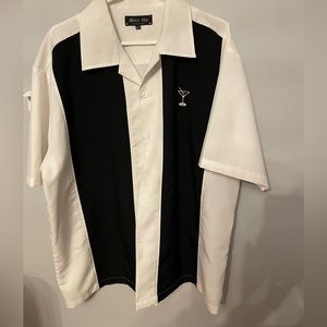 BARFLY Martini button up shirt🍸 XXL